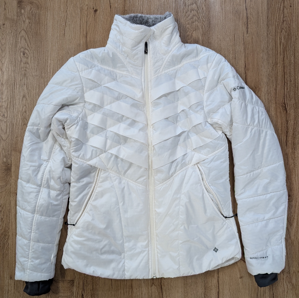 Columbia White Quilted Women's Jacket
